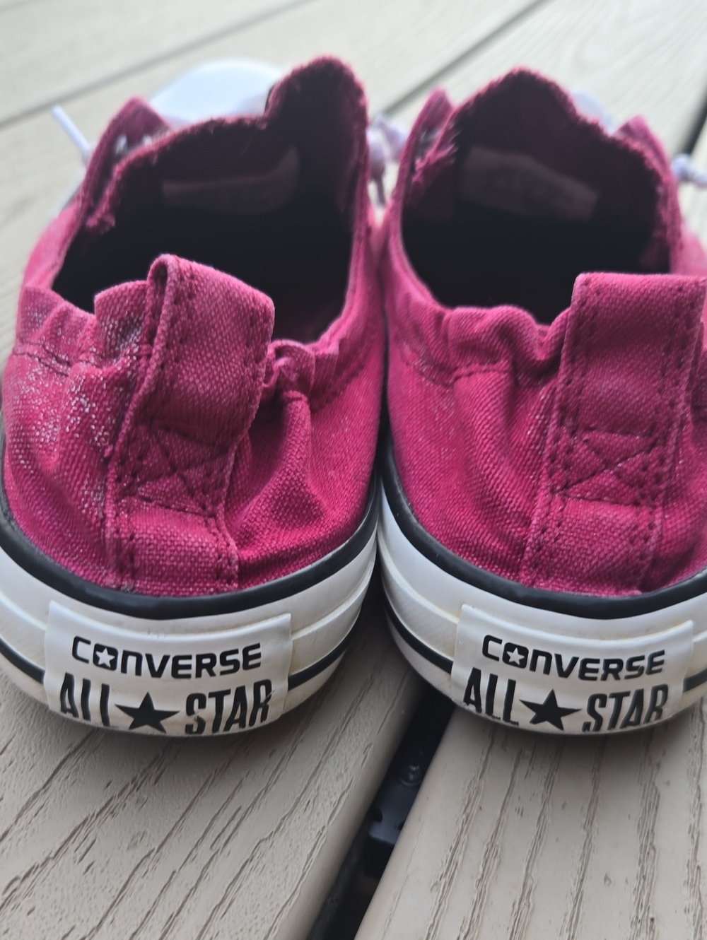 Maroon Shoreline Converse - Picture 8 of 11